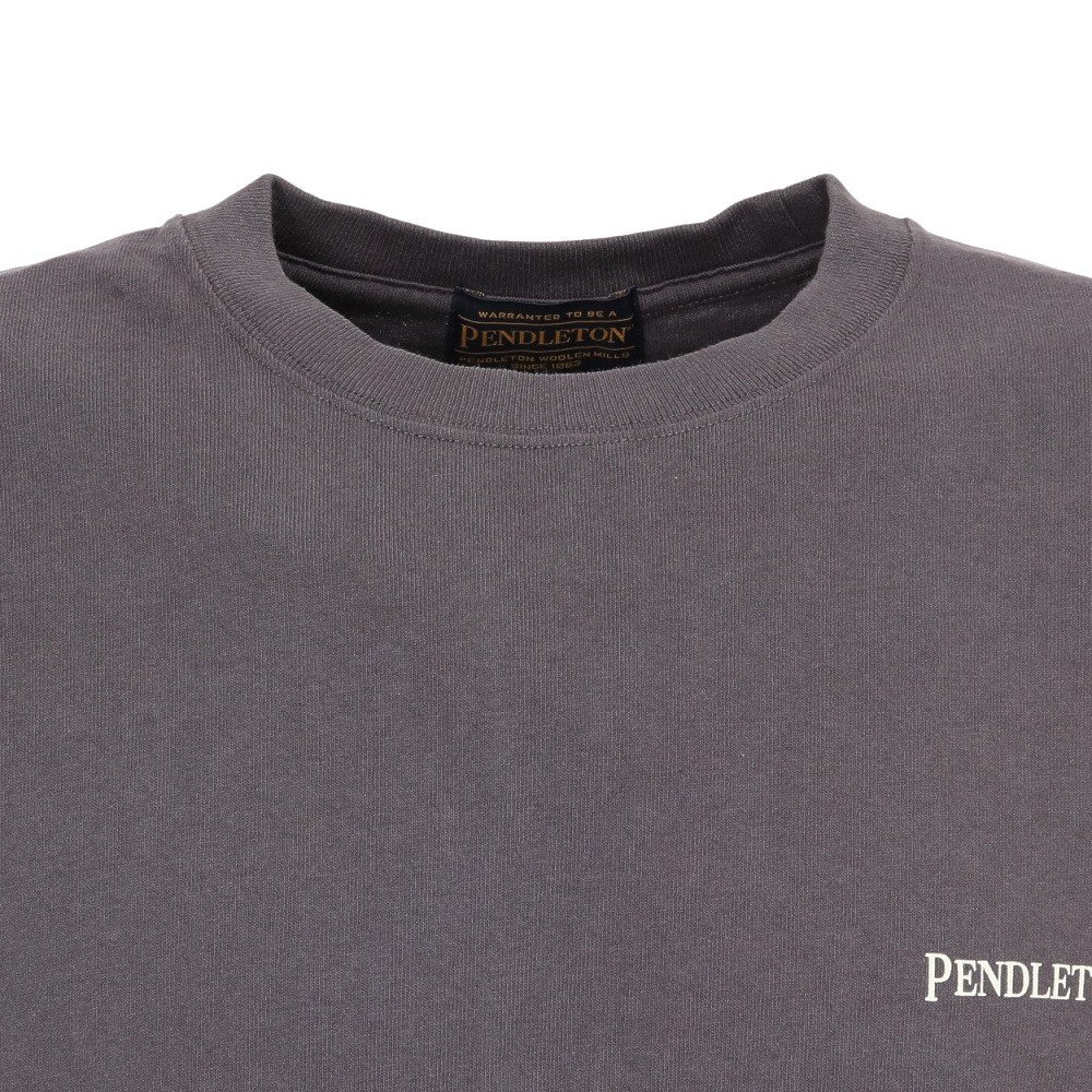 ペンドルトン（PENDLETON）（メンズ）バックプリント 長袖Tシャツ 19800140 Slate