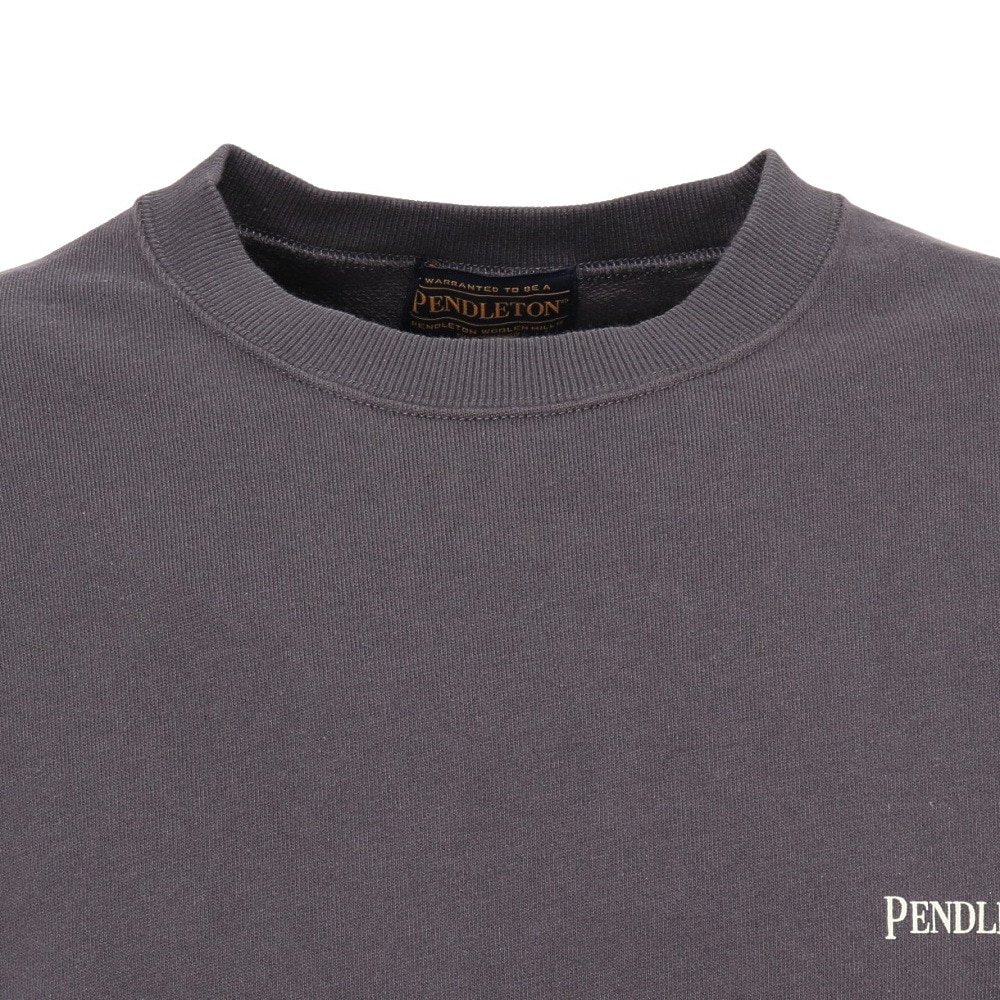 ペンドルトン（PENDLETON）（メンズ）バックプリント スウェット 長袖T