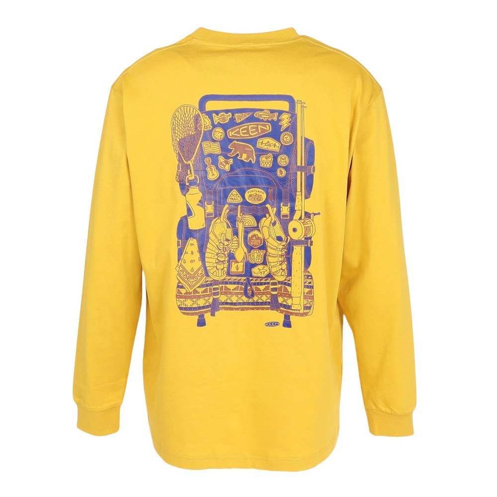 キーン（KEEN）（メンズ）長袖Tシャツ ロンT OC/RP バック プリント