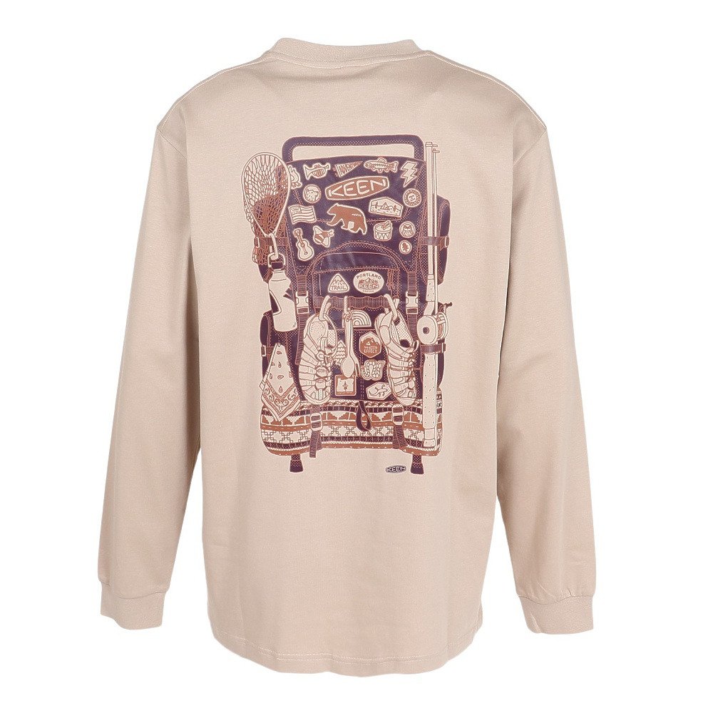 キーン（KEEN）（メンズ）長袖Tシャツ ロンT OC/RP バック プリント ロングスリーブ ティー 1031626