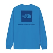 (メンズ)長袖 バックスクエアロゴTシャツ ロンT NT32442 CC