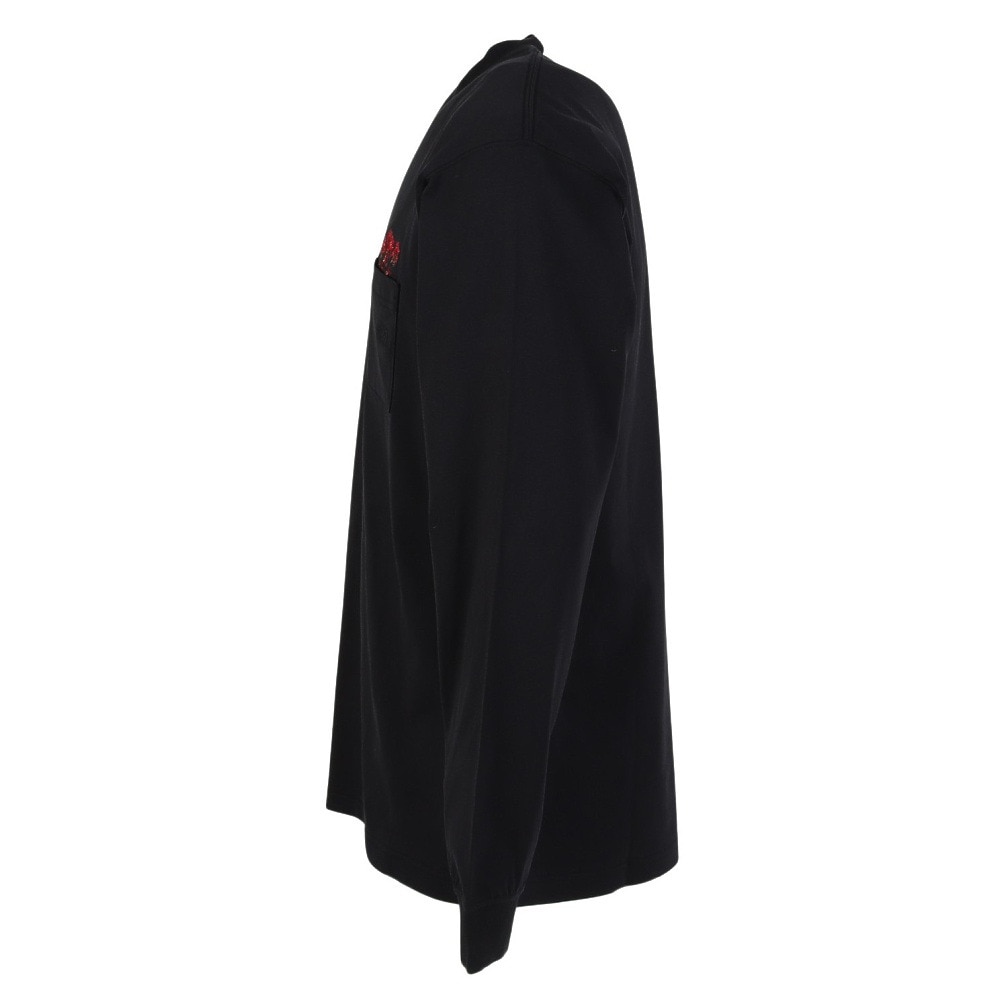 ザ・ノース・フェイス（THE NORTH FACE）（メンズ）ロンT フラッシュドライフラワーロゴ長袖Tシャツ NT82535 K