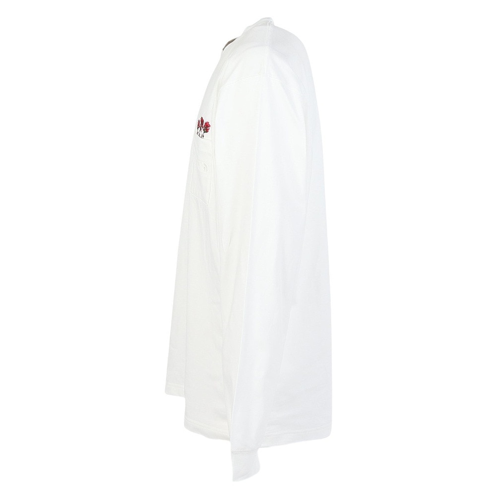 ザ・ノース・フェイス（THE NORTH FACE）（メンズ）ロンT フラッシュドライフラワーロゴ長袖Tシャツ NT82535 OW