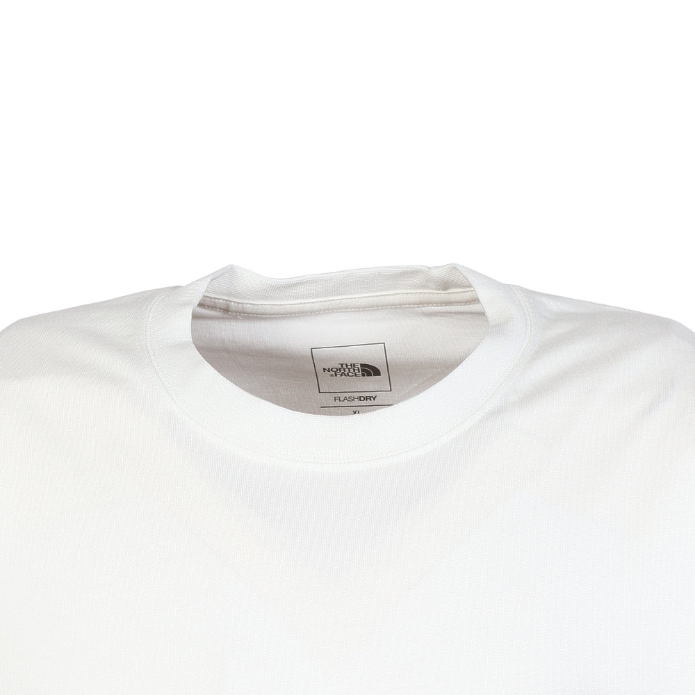 ザ・ノース・フェイス（THE NORTH FACE）（メンズ）ロンT フラッシュドライフラワーロゴ長袖Tシャツ NT82535 OW