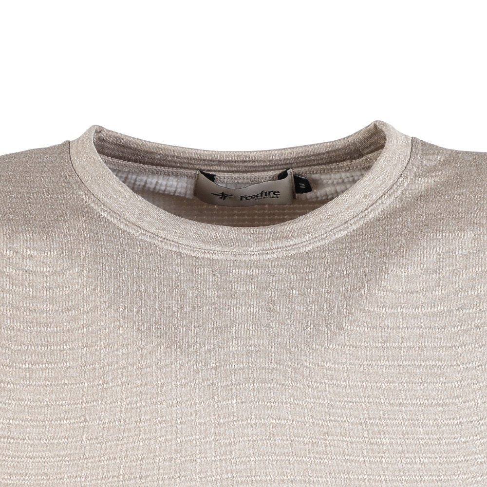 フォックスファイヤー（Foxfire）（メンズ）長袖Tシャツ ロンT TS EXストレッチグリッドクルー 5115481-005