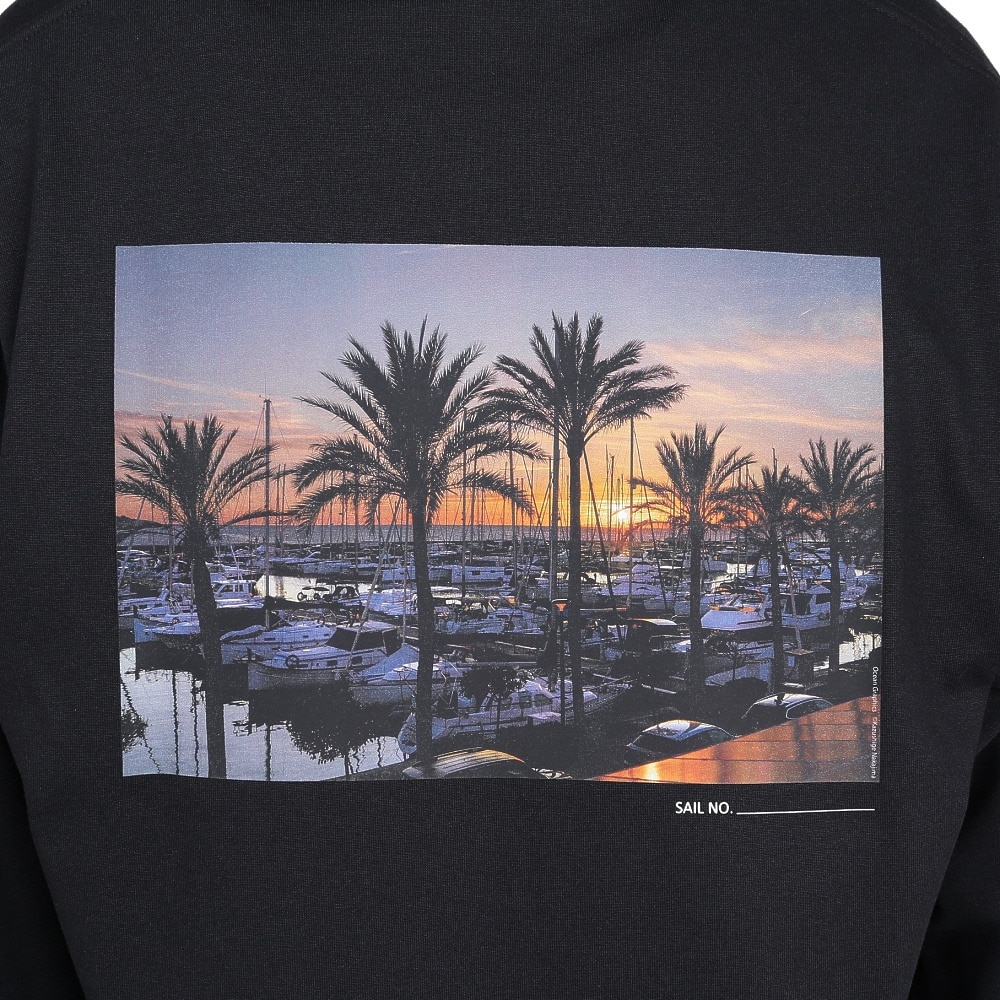 ヘリーハンセン（HELLY HANSEN）（メンズ）ロンT OCEAN グラフィック 長袖Tシャツ HM32583 K