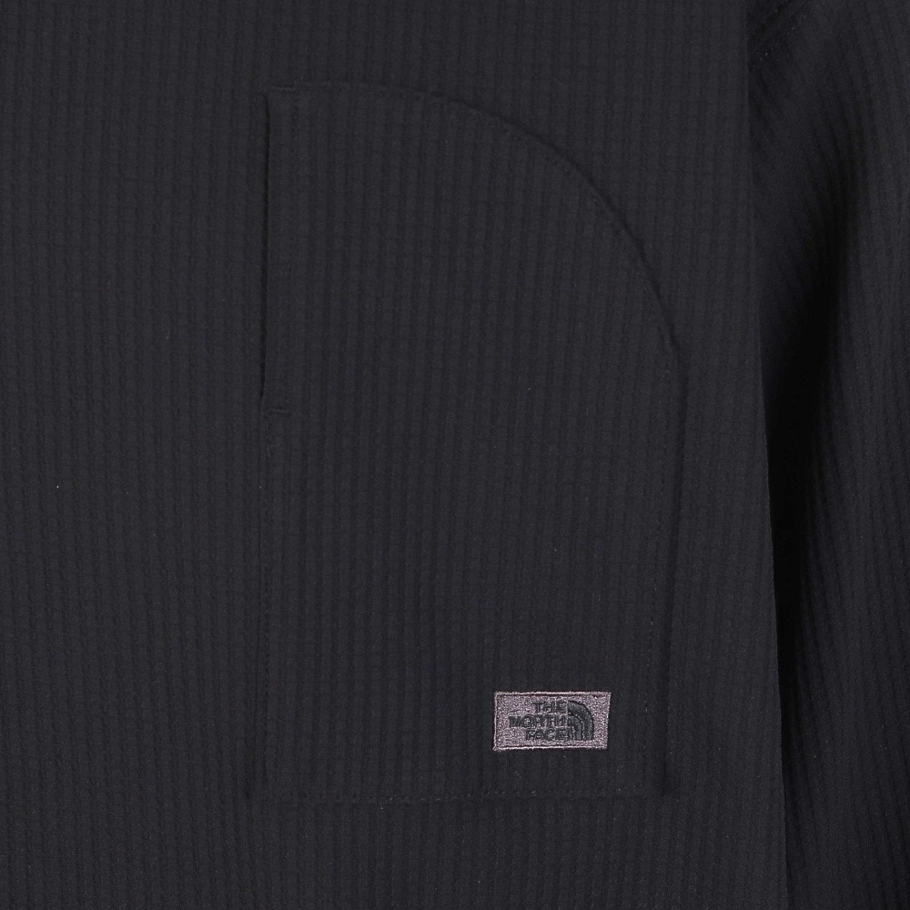 ザ・ノース・フェイス（THE NORTH FACE）（メンズ、レディース）長袖Tシャツ ロンT エンライドワッフルクルー NT62560 K