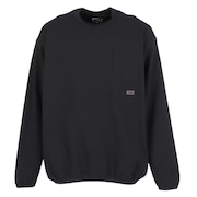 (メンズ、レディース)長袖Tシャツ ロンT エンライドワッフルクルー NT62560 K