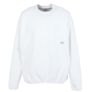 (メンズ、レディース)長袖Tシャツ ロンT エンライドワッフルクルー NT62560 W