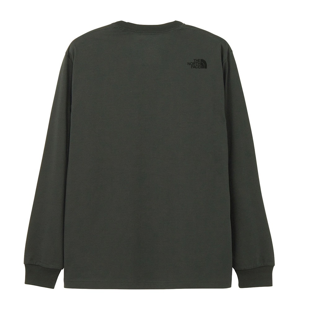 ザ・ノース・フェイス（THE NORTH FACE）（メンズ、レディース）長袖Tシャツ ロンT ロングスリーブスクエアロゴ NT82534 AG