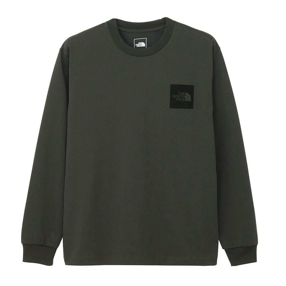 ザ・ノース・フェイス（THE NORTH FACE）（メンズ、レディース）長袖Tシャツ ロンT ロングスリーブスクエアロゴ NT82534 AG