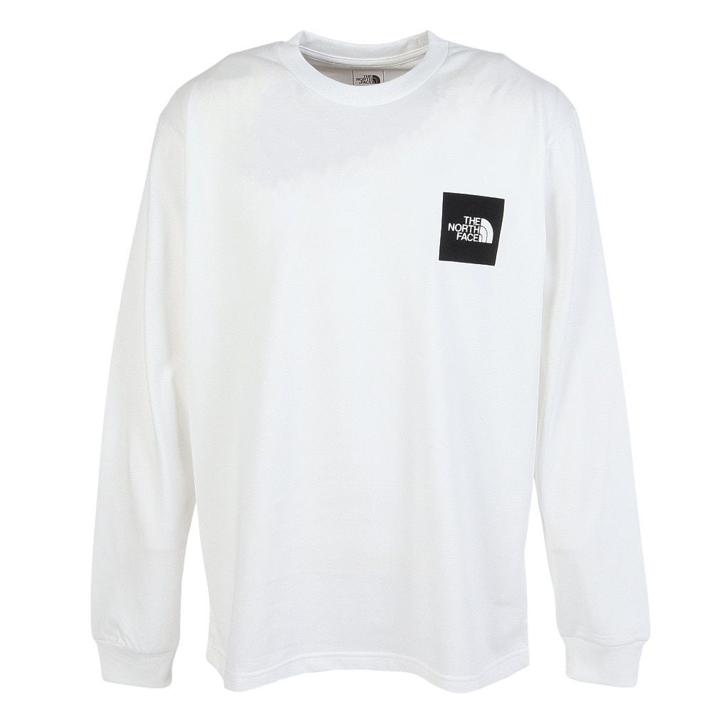 ザ・ノース・フェイス（THE NORTH FACE）（メンズ、レディース）長袖Tシャツ ロンT ロングスリーブスクエアロゴTシャツ NT82534 W