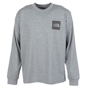 (メンズ、レディース)長袖Tシャツ ロンT ロングスリーブスクエアロゴTシャツ NT82534 Z