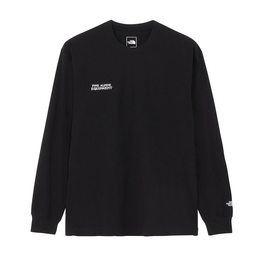 ザ・ノース・フェイス（THE NORTH FACE）（メンズ、レディース）長袖Tシャツ ロンT ロングスリーブファインアルパイン NT82537 K
