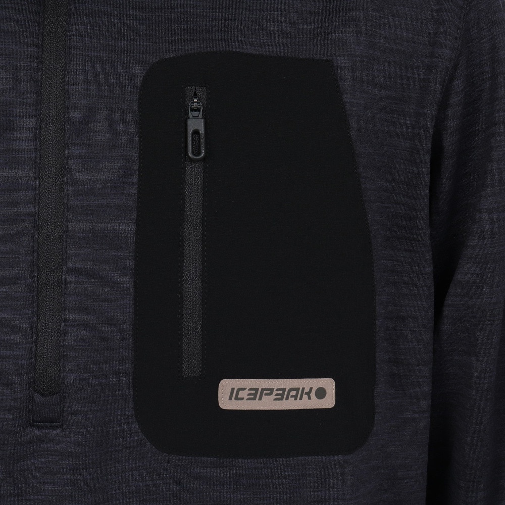 アイスピーク（ICEPEAK）（メンズ）長袖 ロングスリーブ ハーフジップ OGUNQUIT 57604 176 990