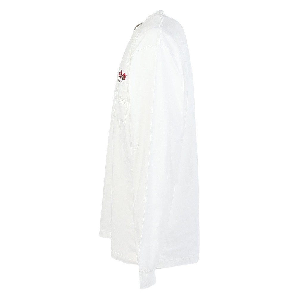 ザ・ノース・フェイス（THE NORTH FACE）（メンズ）ロンT フラッシュドライフラワーロゴ長袖Tシャツ NT82535 OW