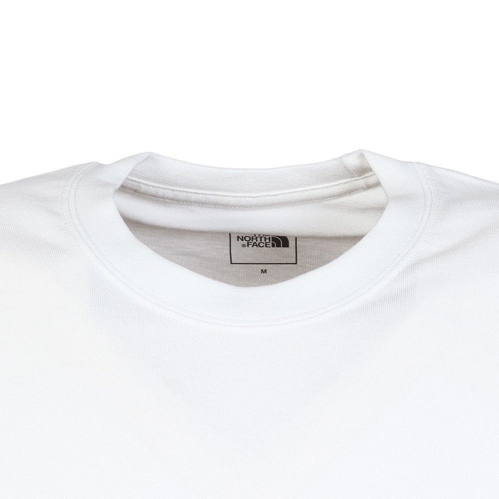 長袖Tシャツ ロンT ロングトスリーブスクエアデジタルグラフィック Tシャツ NT82545 W 5