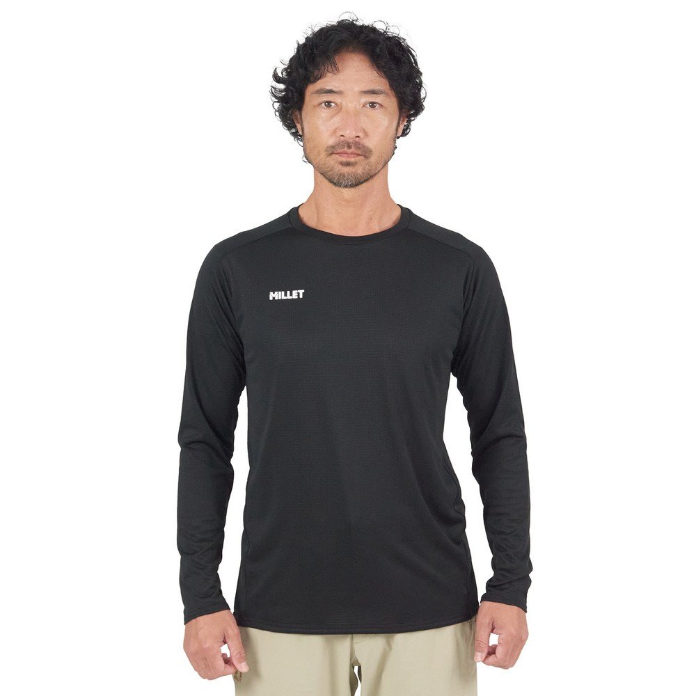 ミレー（Millet）（メンズ）長袖Tシャツ ロンT ドライグリッド ライト クルー MIV02176-N0247