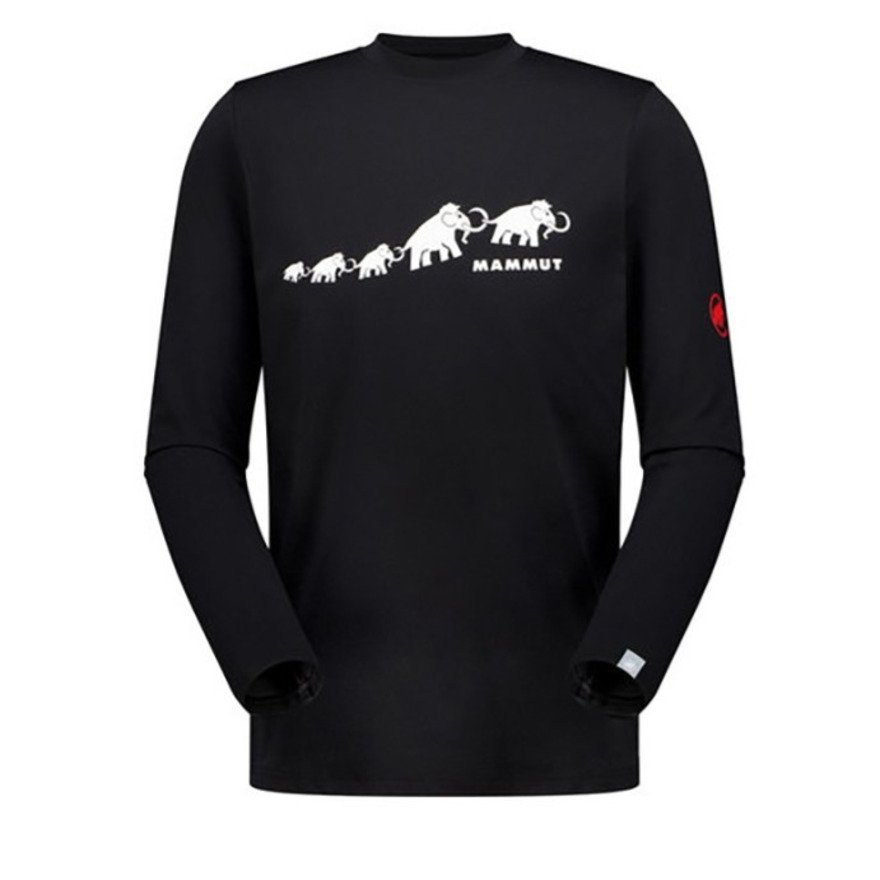 マムート（MAMMUT）（メンズ）長袖Tシャツ ロンT QD ロゴ プリント
