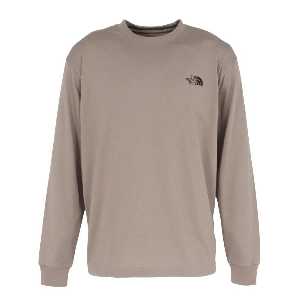 ロングスリーブバックスクエアロゴTシャツ NT32442 MR 3