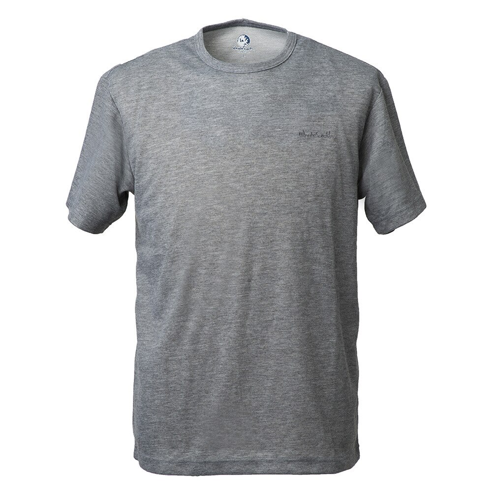  【多少の傷汚れありの為大奉仕】tシャツ 半袖 LOGO MESH TEE WE27JA08アイスグレー