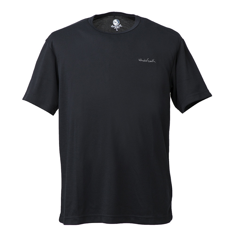  【多少の傷汚れありの為大奉仕】tシャツ 半袖 LOGO MESH TEE WE27JA08ブラック