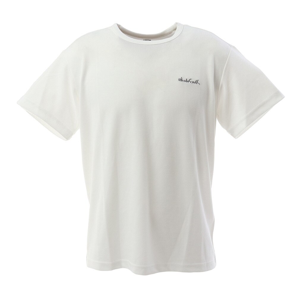  【多少の傷汚れありの為大奉仕】tシャツ 半袖 LOGO MESH TEE WE27JA08ホワイト