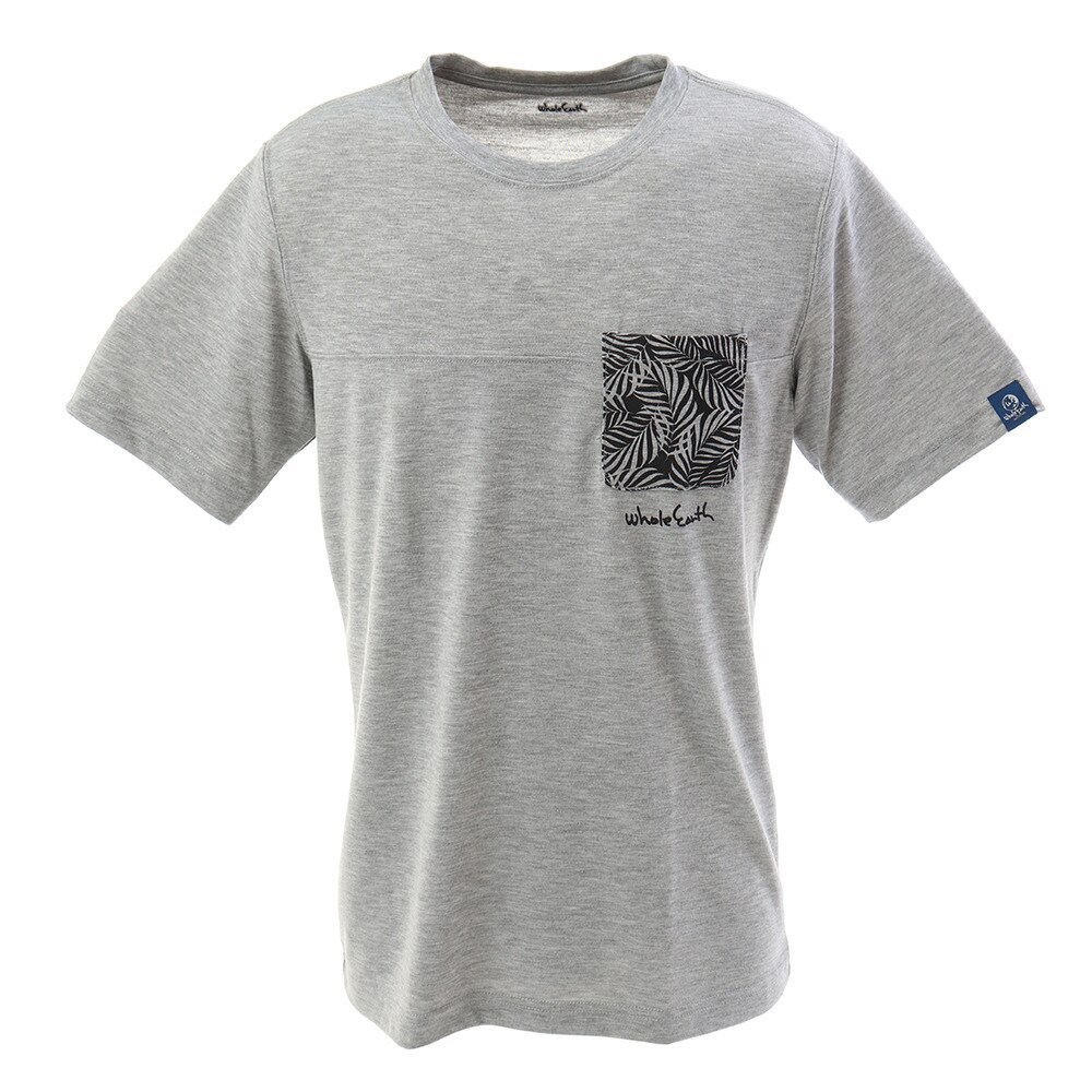  【多少の傷汚れありの為大奉仕】PRINT POCKET tシャツ 半袖 WE21JA26GRY