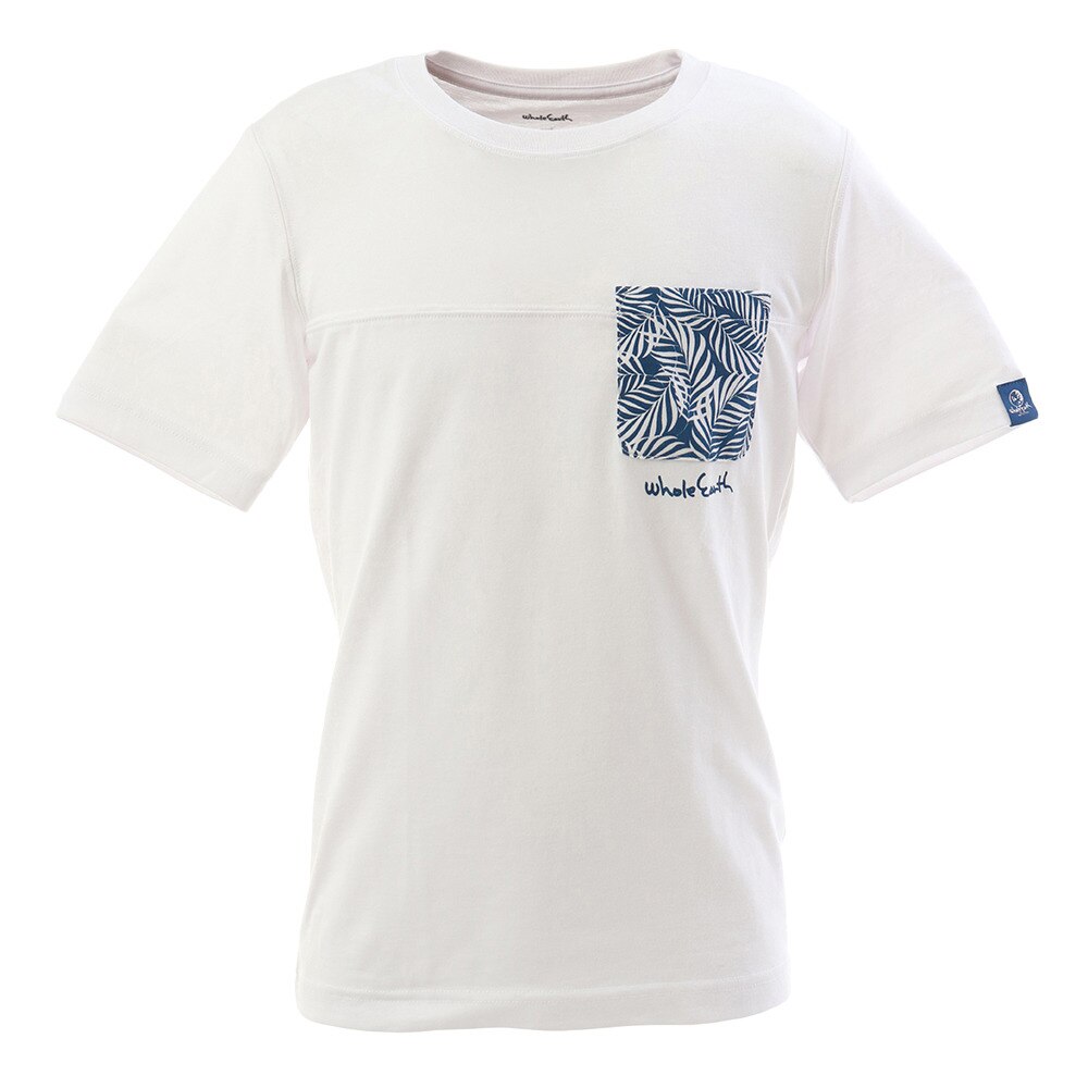  【多少の傷汚れありの為大奉仕】PRINT POCKET tシャツ 半袖 WE21JA26WHT