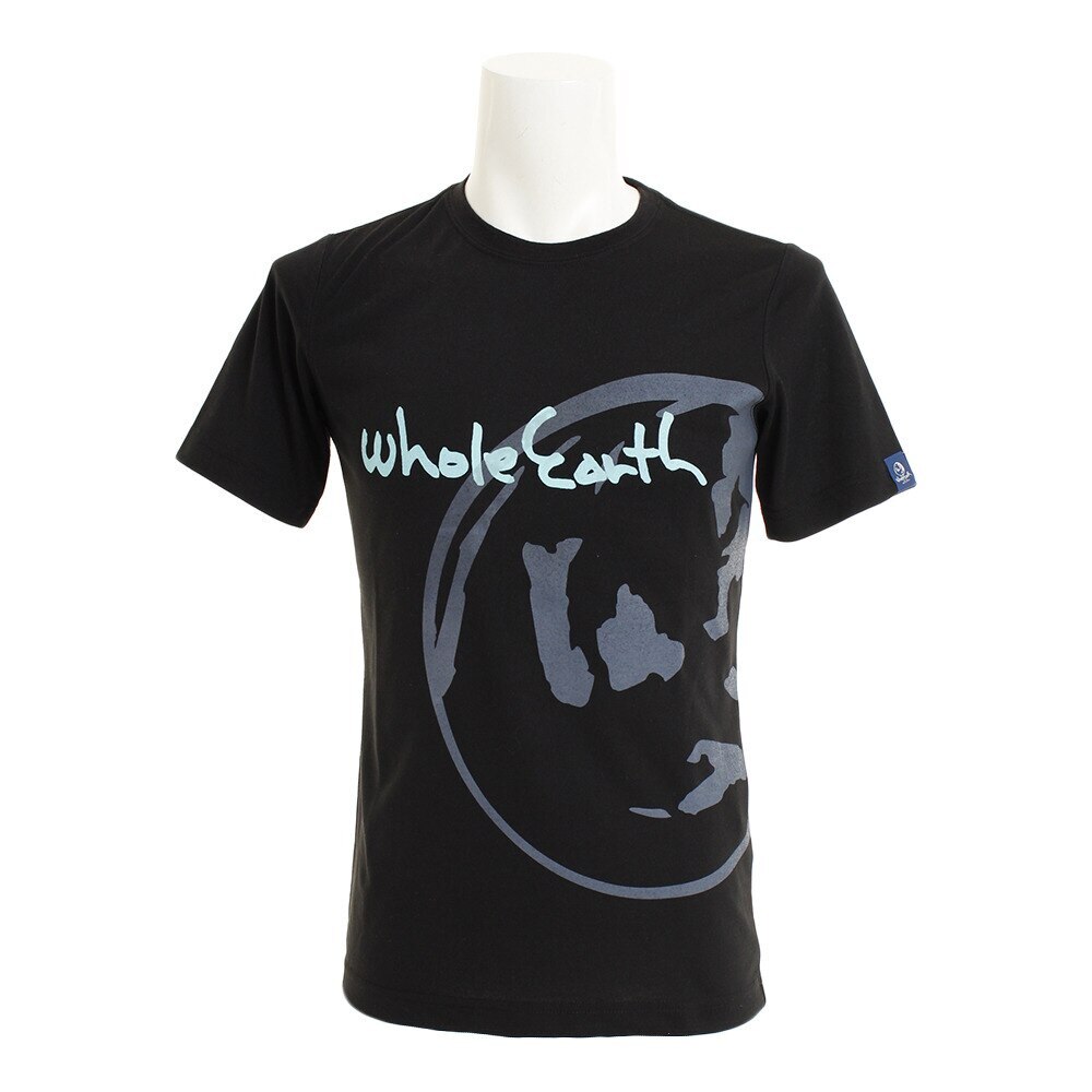  【多少の傷汚れありの為大奉仕】BIG EARTH tシャツ 半袖 WE21JA48BLK
