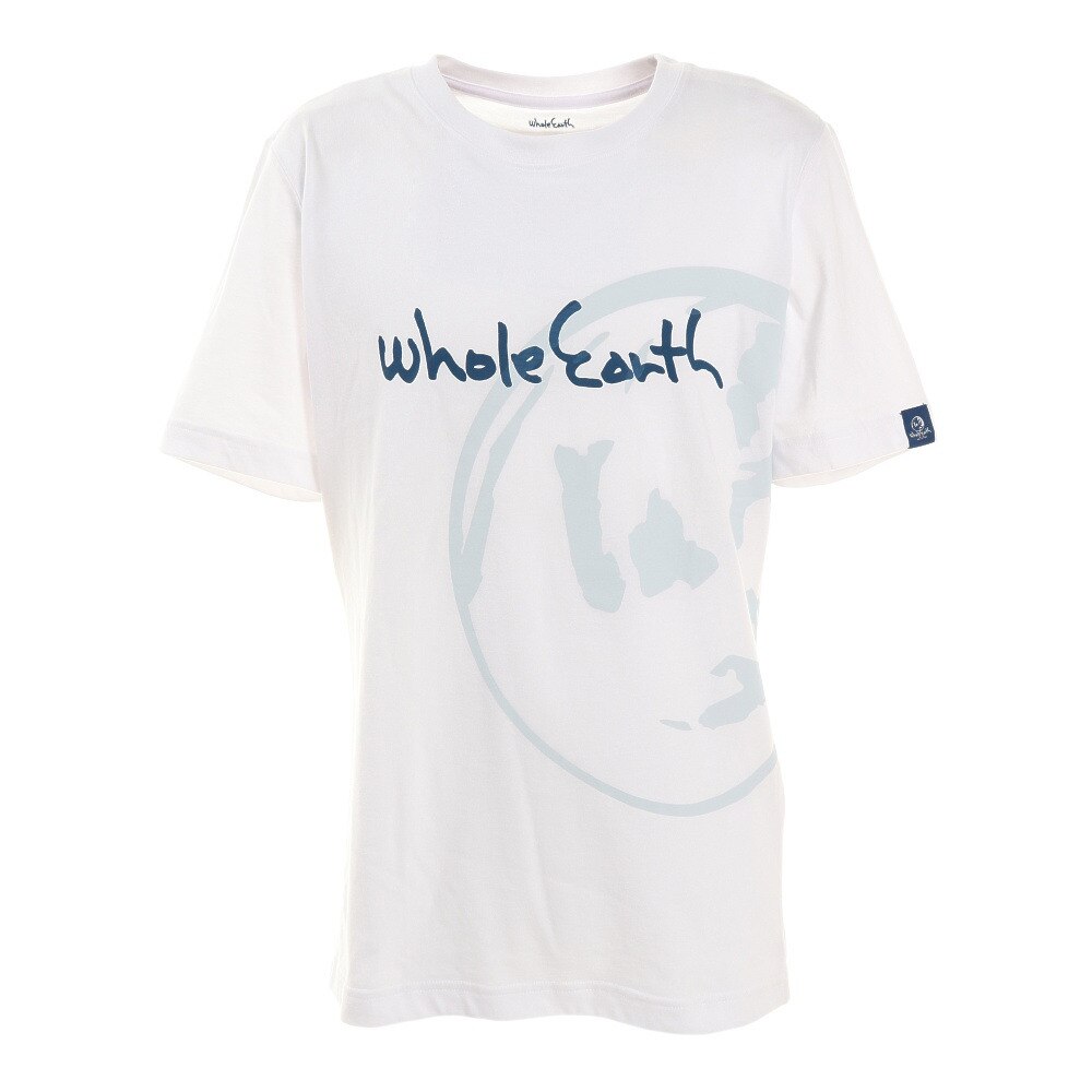  【多少の傷汚れありの為大奉仕】BIG EARTH tシャツ 半袖 WE21JA48WHT
