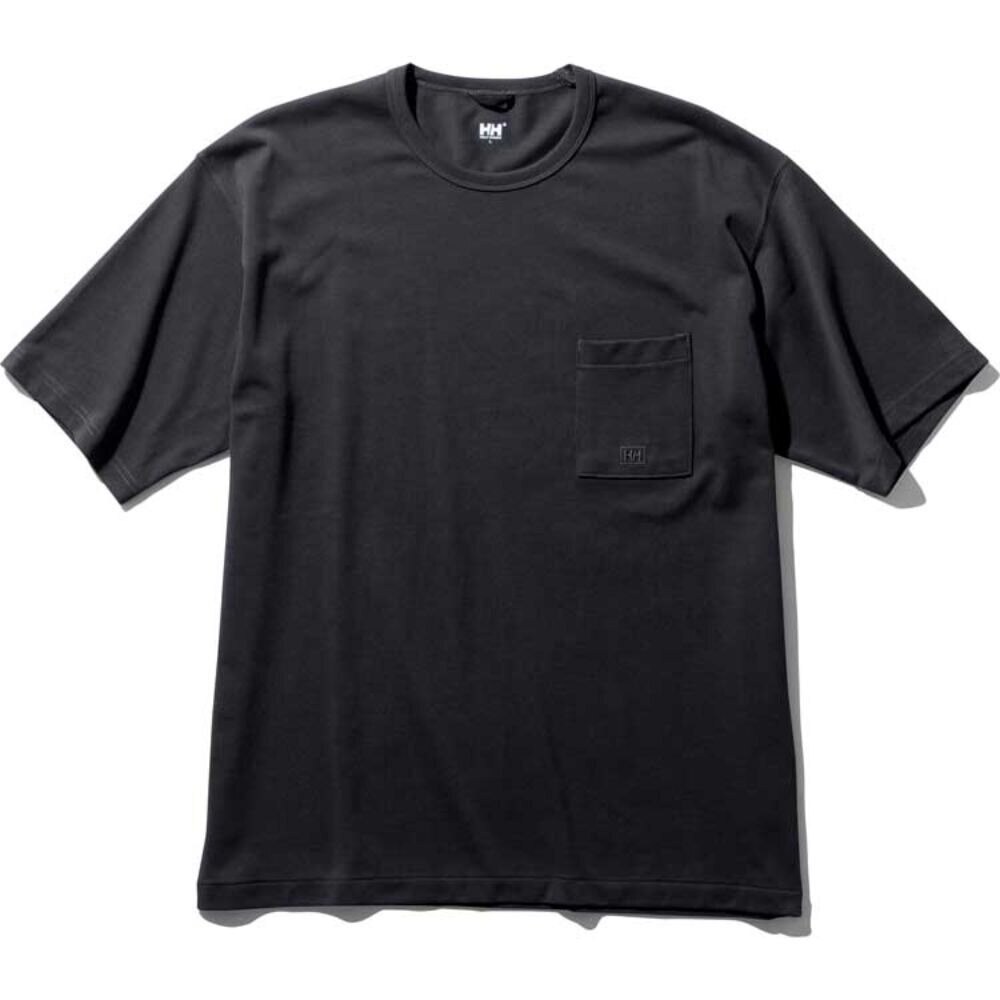  プレーンポケット tシャツ 半袖 HOE62020 K