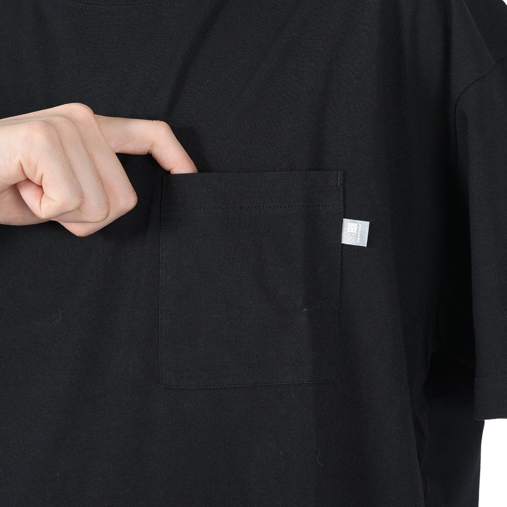 カリマー（karrimor）（メンズ）半袖Tシャツ アーバンユーティリティティー 101236 9000 ブラック トップス クルーネック 抗菌 抗ウイルス