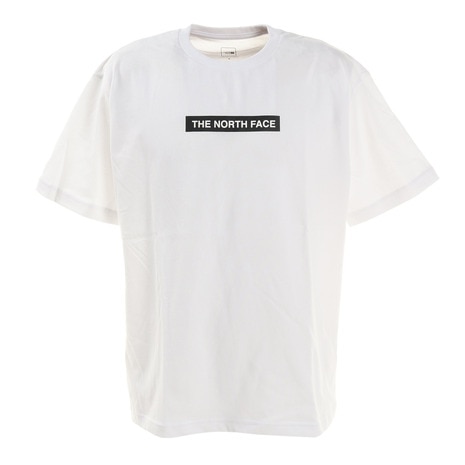 Tシャツ 半袖 ショートスリーブボックスロゴティー NT321001X W シンプル ホワイト 白の画像