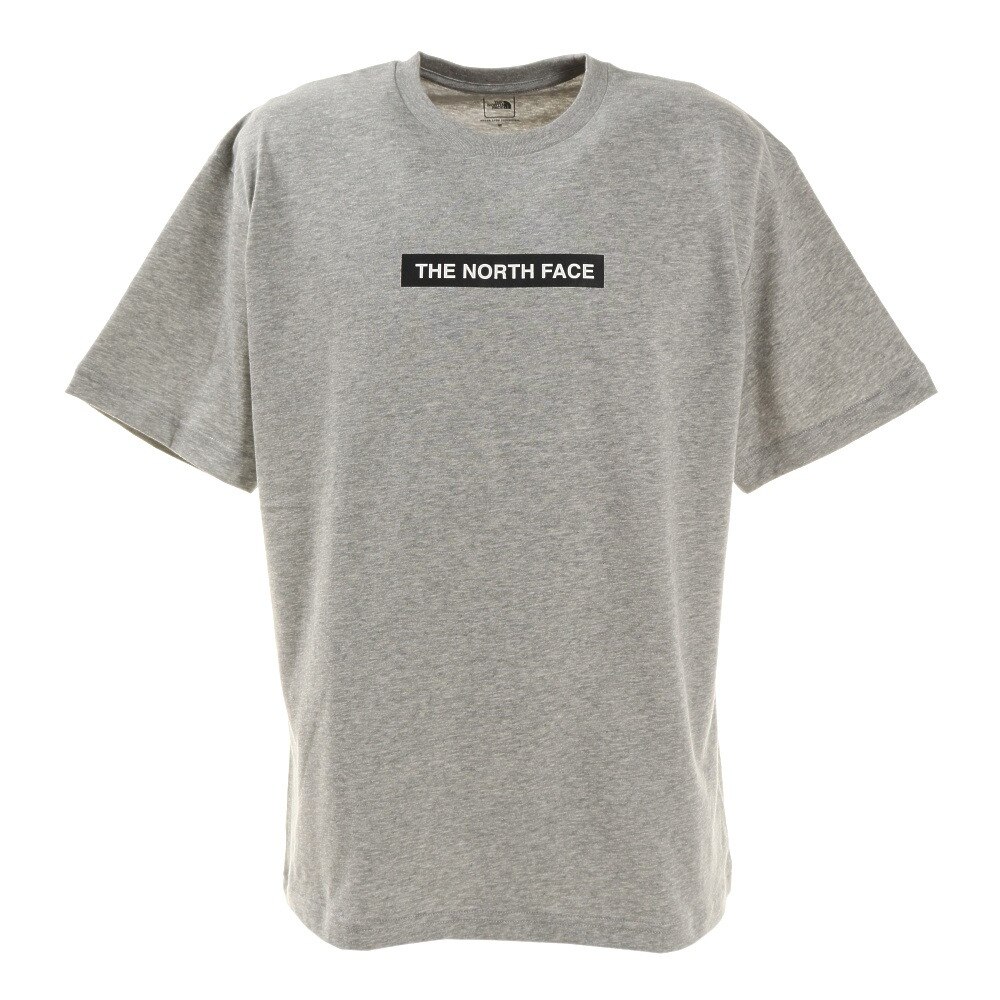  半袖Tシャツ ショートスリーブボックスロゴティー NT321001X Z シンプル グレー  