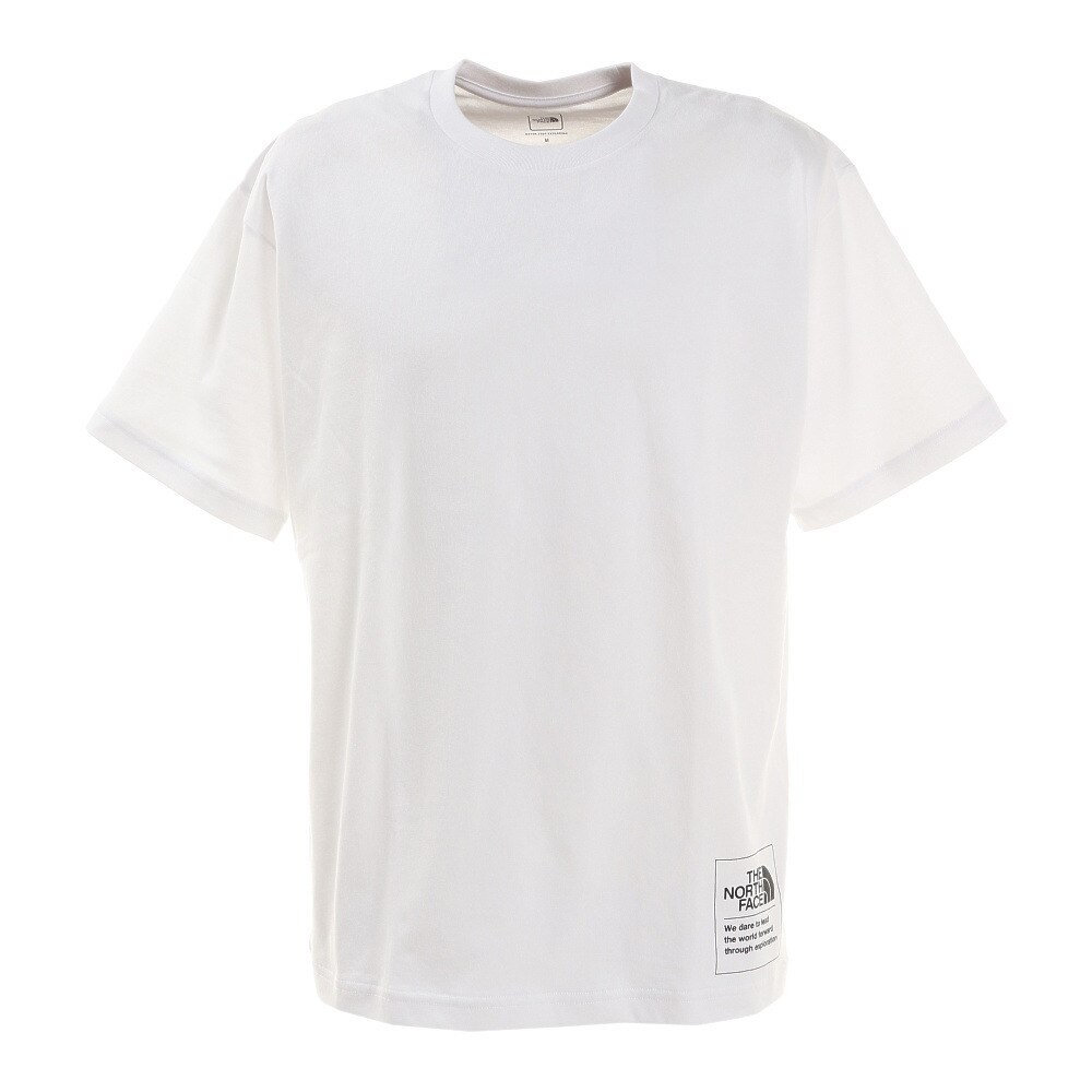  半袖Tシャツ ショートスリーブサイドロゴティー NT321002X W シンプル ワンポイント  