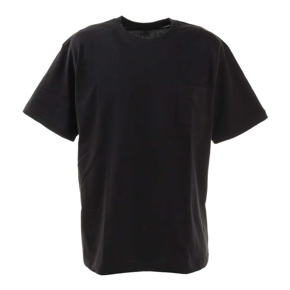  半袖Tシャツ ショートスリーブスモールロゴポケットティー NT321003X K シンプル ワンポイント  