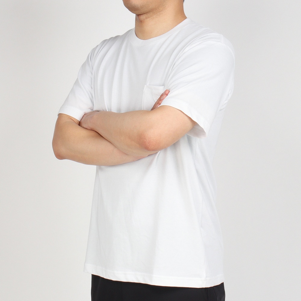 ノースフェイス（THE NORTH FACE）（メンズ）半袖 Tシャツ トップス ショートスリーブスモールロゴポケットティー NT321003X W ホワイト