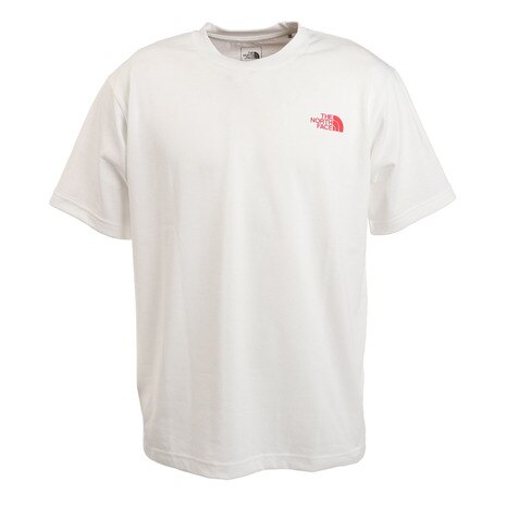 半袖Tシャツ ショートスリーブバンダナスクエアロゴTシャツ NT32108 W画像