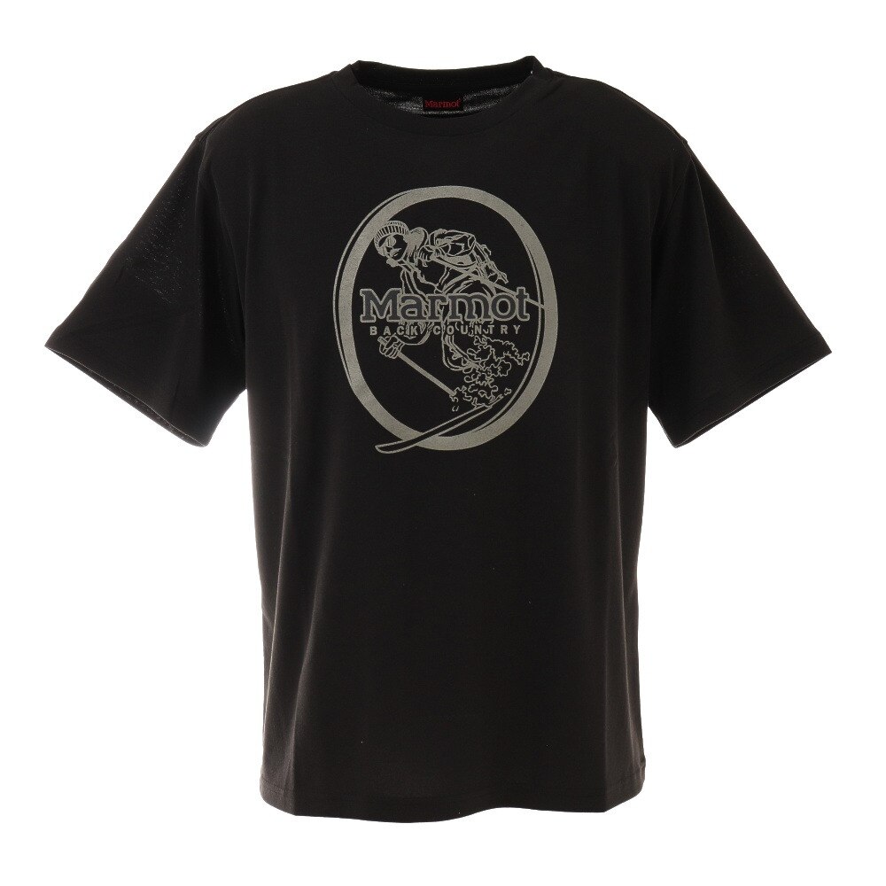  半袖Tシャツ バックカントリーハーフスリーブクルー TOMQJA54 BK
