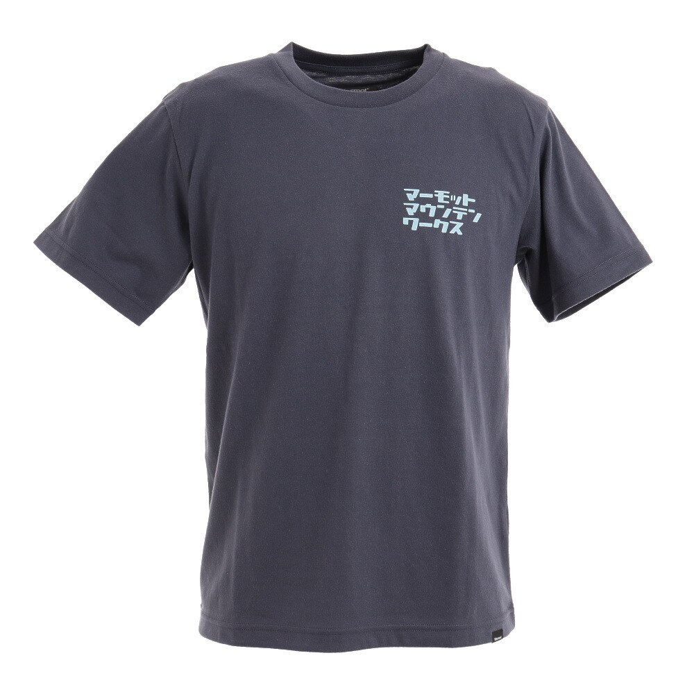  半袖Tシャツ カタカナマウンテンワークスハーフスリーブクルー TOMQJA58 INK