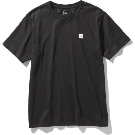 半袖Tシャツ ショートスリーブ スモール ボックス ロゴ NT32052 K シンプル ワンポイント 黒 ブラック画像