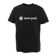 スノーピーク（snow peak）（メンズ）ロゴ 半袖Tシャツ SPS-TS-21SU001BK