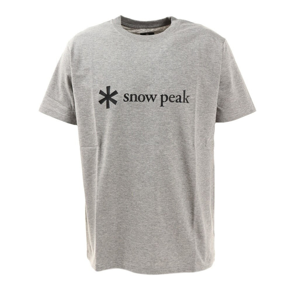 スノーピーク（snow peak）（メンズ）ロゴ 半袖Tシャツ SPS-TS-21SU001MG