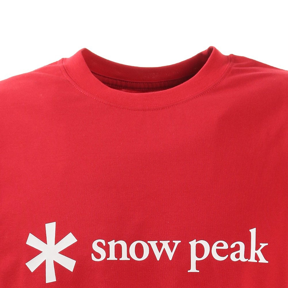 スノーピーク（snow peak）（メンズ）ロゴ 半袖Tシャツ SPS-TS-21SU001RD