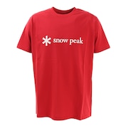 スノーピーク（snow peak）（メンズ）ロゴ 半袖Tシャツ SPS-TS-21SU001RD