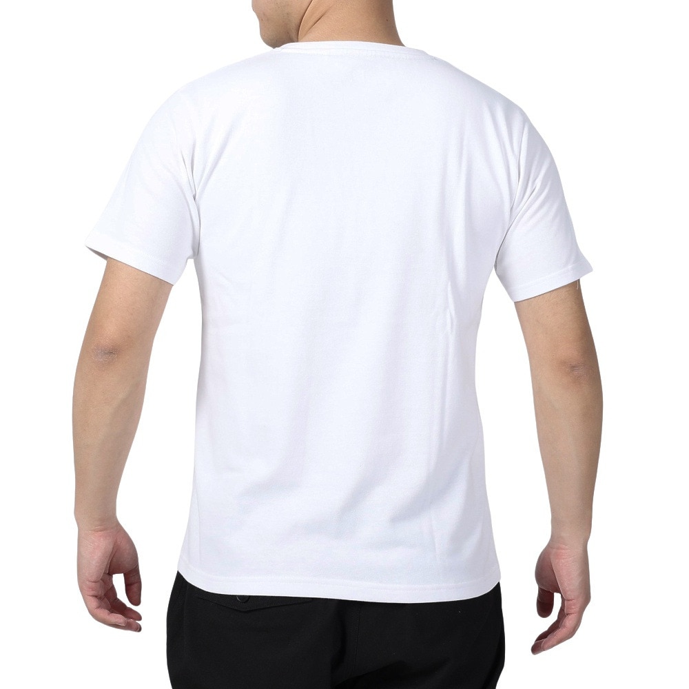 カリマー（karrimor）（メンズ）半袖Tシャツ ロゴ S/S T 101366-0100 ホワイト トップス 抗菌 抗ウイルス 防菌 防臭