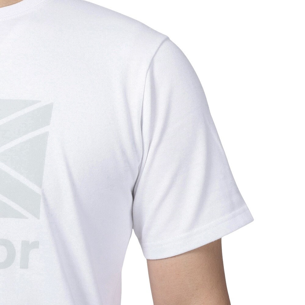 カリマー（karrimor）（メンズ）半袖Tシャツ ロゴ S/S T 101366-0100 ホワイト トップス 抗菌 抗ウイルス 防菌 防臭