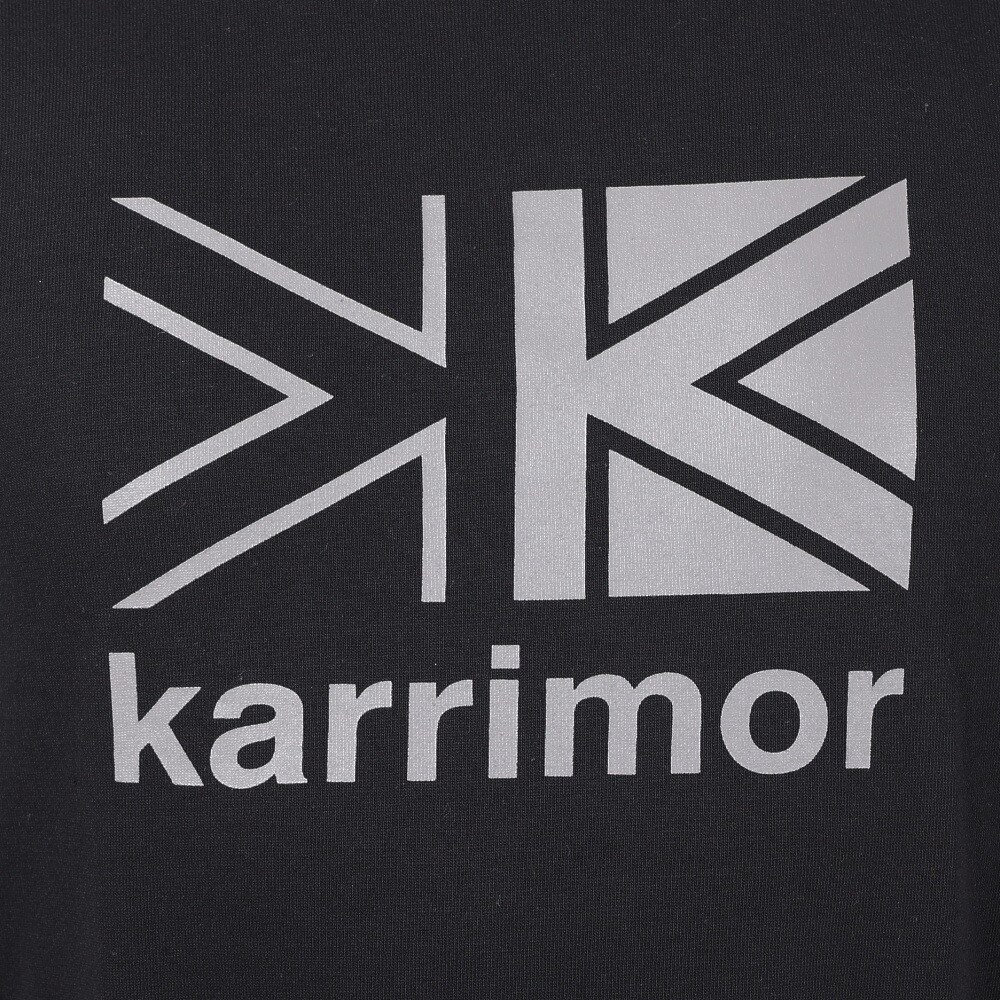 カリマー（karrimor）（メンズ）半袖Tシャツ ロゴ S/S T 101366-9000 ブラック トップス 抗菌 抗ウイルス 防菌 防臭