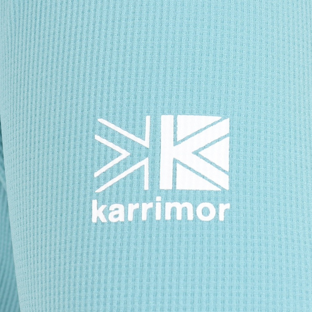 カリマー（karrimor）（メンズ）半袖Tシャツ クイック ドライ ロゴ S/S T 101369-7810 サックス トップス 抗菌 防臭 吸水速乾 